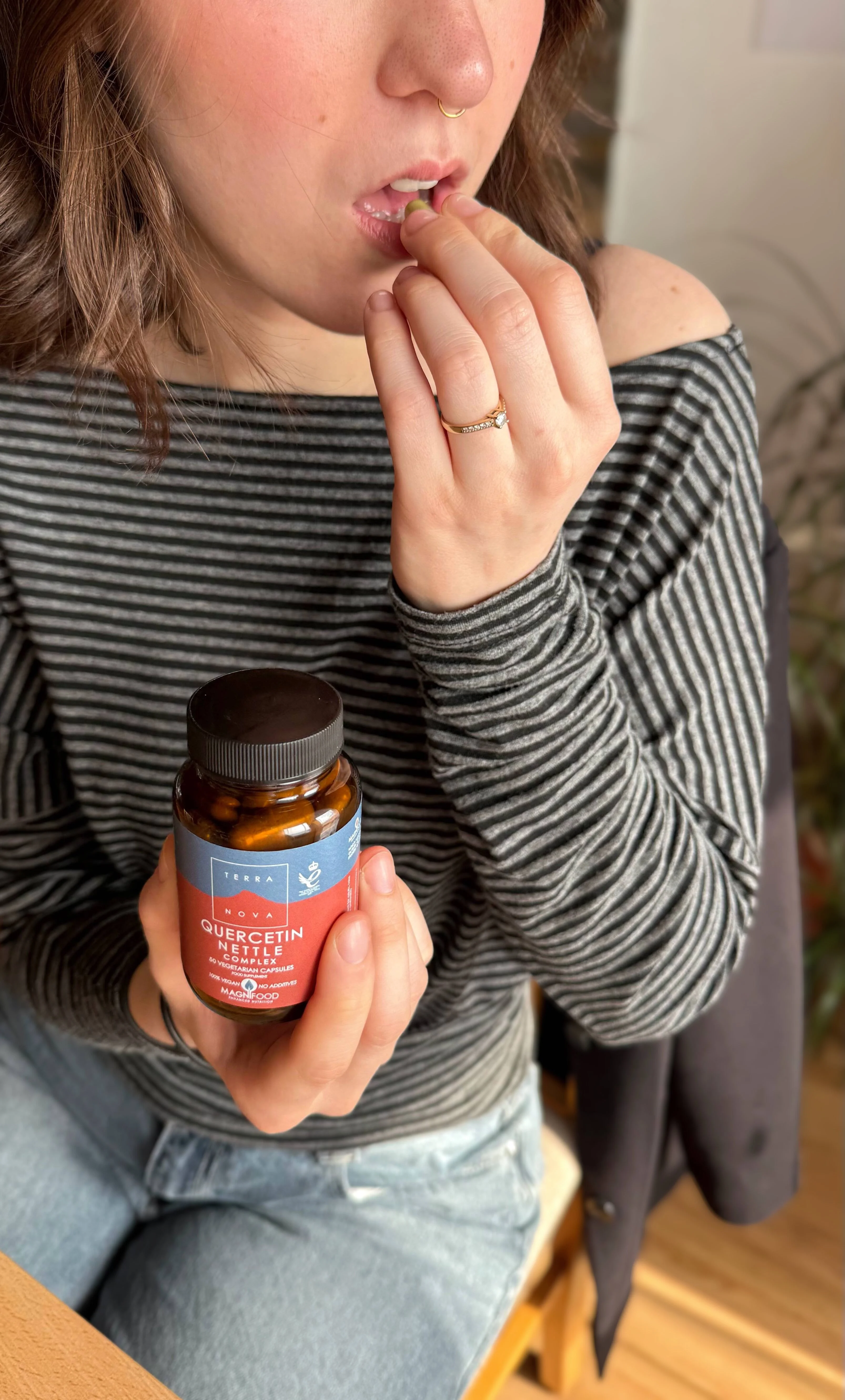 Terranova Health Quercetin Nettle Complex met brandnetel (50 capsules) - tijdens het pollenseizoen en bij een verzwakte weerstand