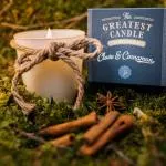 The Greatest Candle in the World Set - 1x kaars (130 g) 2x vulling - kruidnagel en kaneel - u kunt thuis nog twee kaarsen maken