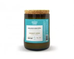 The Greatest Candle in the World The Greatest Candle Kaars in een wijnfles (170 g) - jasmijnwonder - gaat ongeveer 50 uur mee