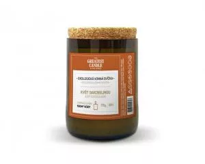 The Greatest Candle in the World The Greatest Candle Kaars in een wijnfles (170 g) - darjeelingbloem - gaat ca. 50 uur mee