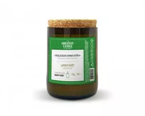 The Greatest Candle in the World The Greatest Candle Kaars in een wijnfles (170 g) - lindebloesem - gaat ca. 50 uur mee