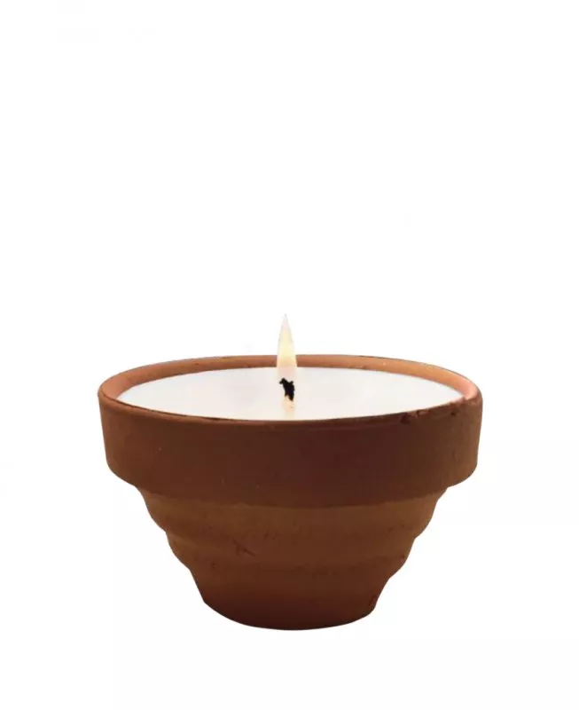 The Greatest Candle in the World Geurkaars Terracotta (75 g) - citronella