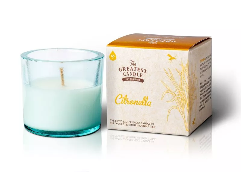 The Greatest Candle in the World The Greatest Candle Geurkaars in glas (75 g) - citronella