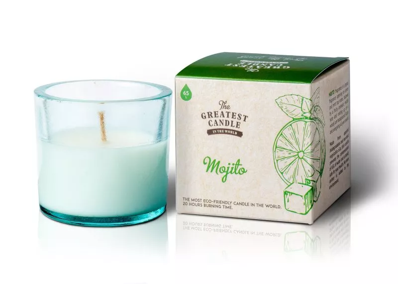 The Greatest Candle in the World Geurkaars in glas (75 g) - mojito
