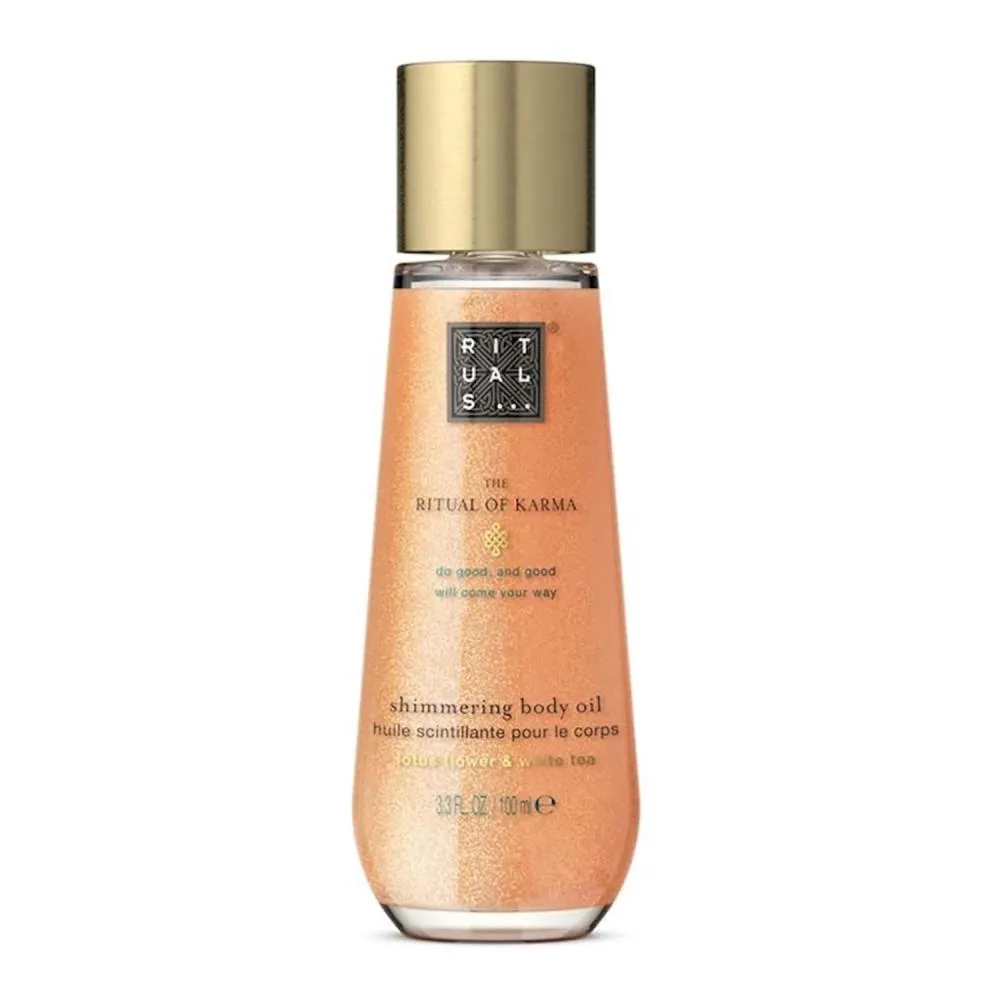 The Ritual of Karma Glinsterende lichaamsolie /3,38 OZ 100 ml
