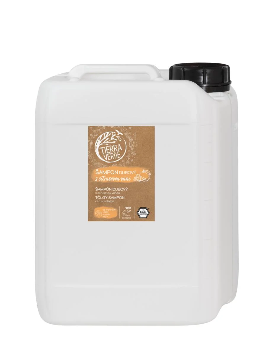 Tierra Verde Eikenshampoo met citrusgeur 500 ml - voor het hele gezin