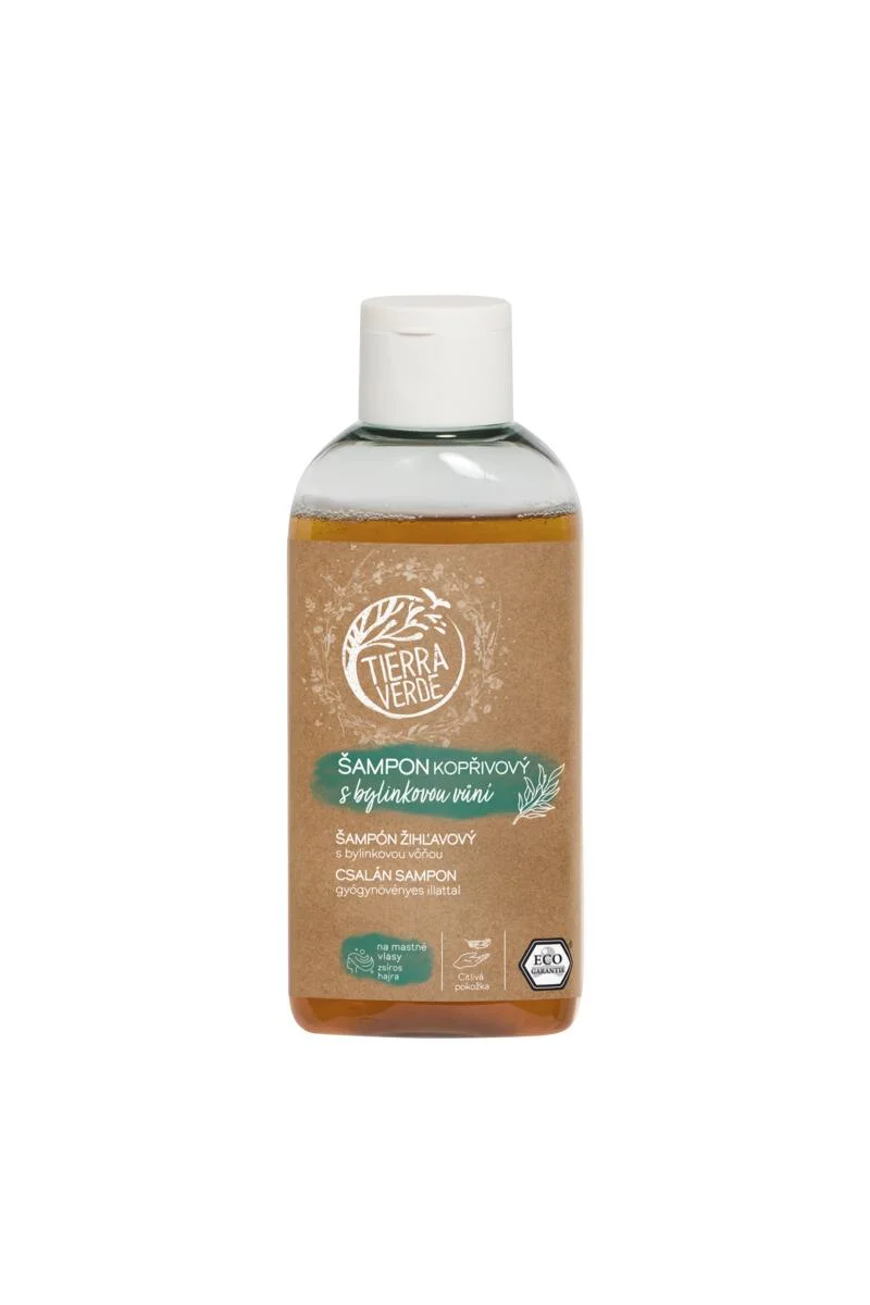 Tierra Verde Brandnetelshampoo met kruidengeur 100 ml - voor vet haar