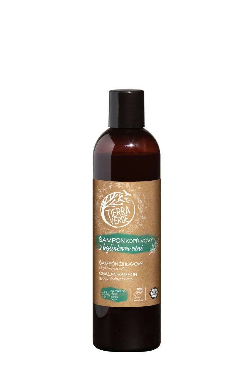 Tierra Verde Brandnetelshampoo met kruidengeur 100 ml - voor vet haar