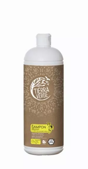 Tierra Verde Berken shampoo voor droog haar met citroengras (1 l)
