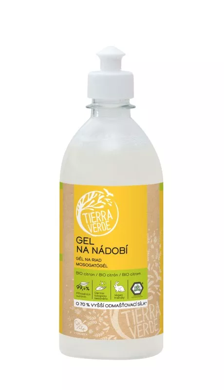 Tierra Verde Vaatwasgel met biologische citroenolie (500 ml)