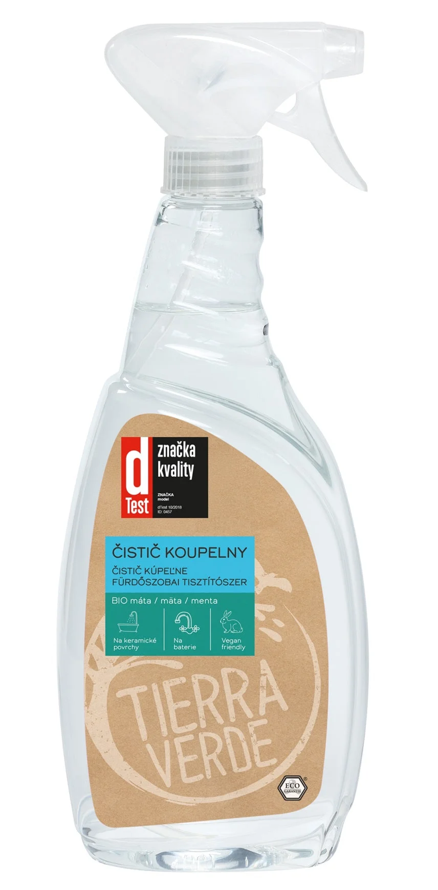 Tierra Verde Badkamerreiniger met BIO-munt 110 ml - met biologisch afbreekbare tensiden