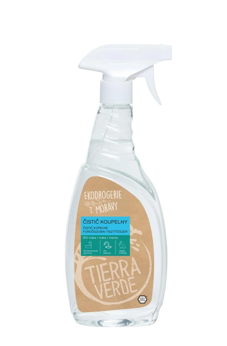 Tierra Verde Badkamerreiniger met BIO-munt 110 ml - met biologisch afbreekbare tensiden