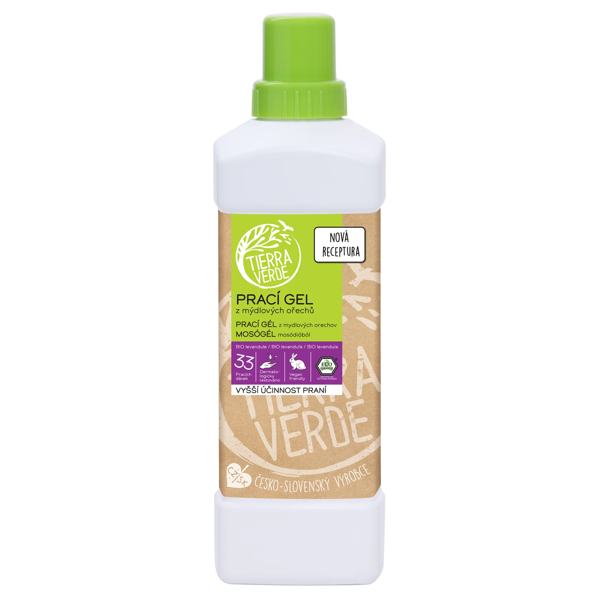 Tierra Verde Wasgel met BIO lavendel 2 l