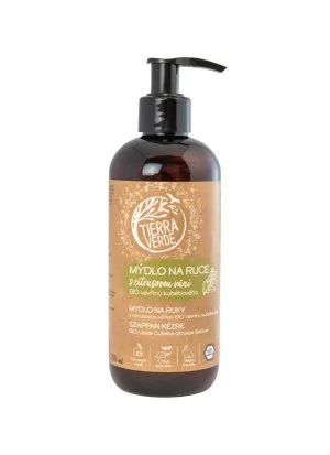 Tierra Verde Vloeibare handzeep - BIO Laurier 290 ml - met Tsjechische biologische weegbree