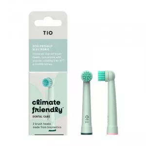 TIO MATIK Vervangingskop voor el. oscillerende tandenborstel (2 stuks) - compatibel met oral-b tandenborstelmodellen