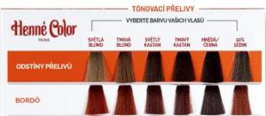 Henné Color Gekleurde haar dressing met hoge bescherming en verzorging Premium 100ml Bordeaux
