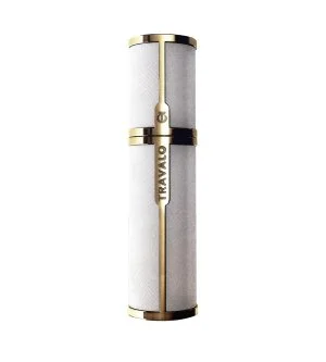 Travalo Milano navulbare parfumverstuiver 5 ml Wit & Goud