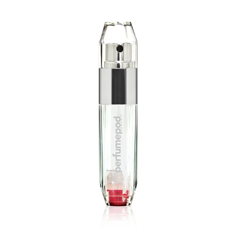 Perfume Pod Crystal navulbare parfumverstuiver Zilver 5 ml