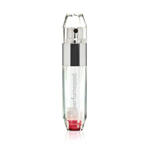 Perfume Pod Crystal navulbare parfumverstuiver Zilver