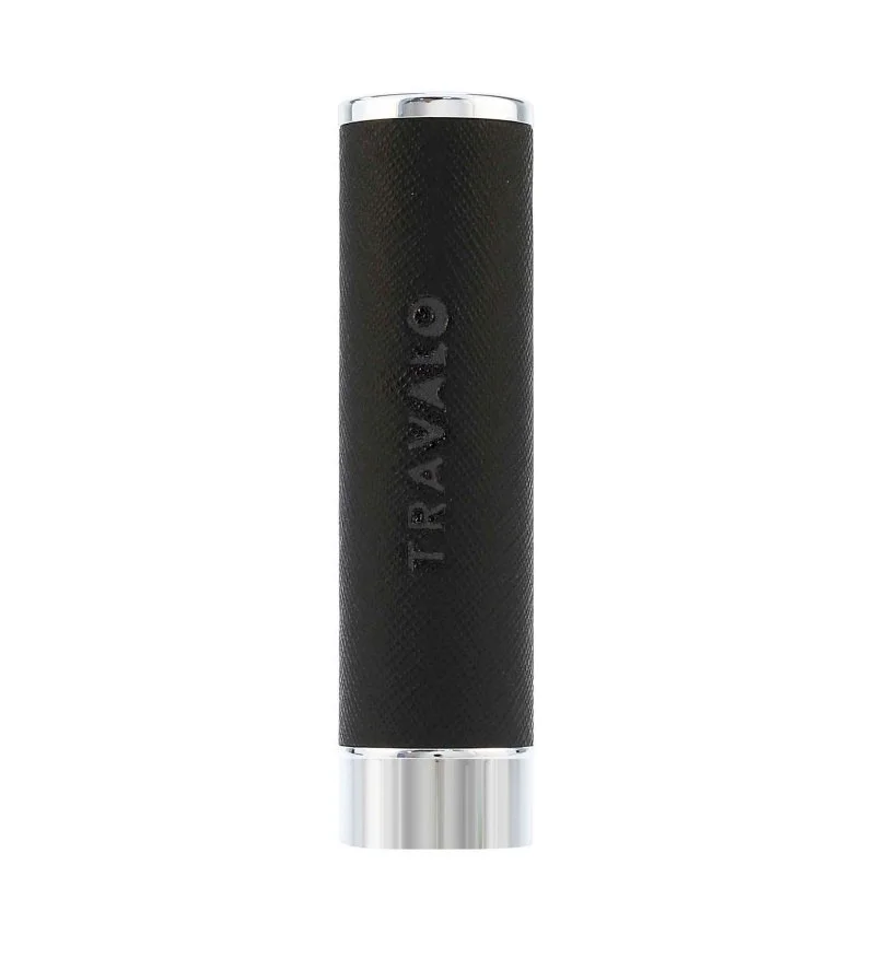 Walzer navulbare parfumverstuiver Leather Black 5 ml leer zwart