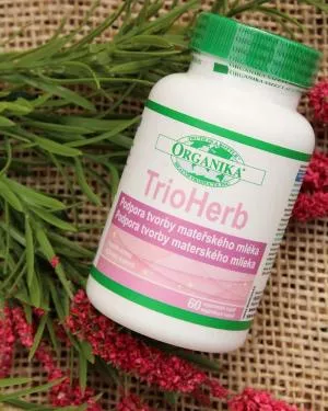 Organika TrioHerb - ondersteuning melkproductie, lactatie en borstvoeding, 60 capsules
