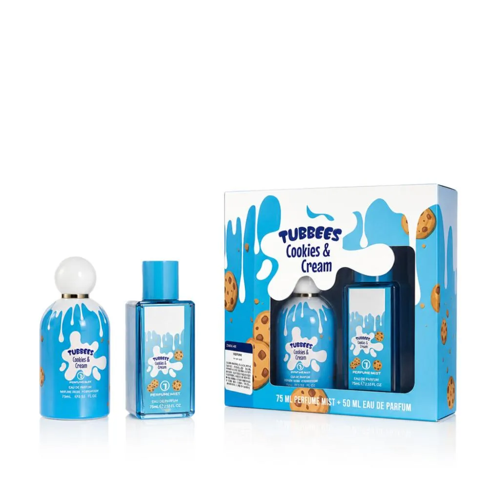 Tubbees Cookies & Cream Eau de Parfum unisex 50 ml + bodyspray 75 ml