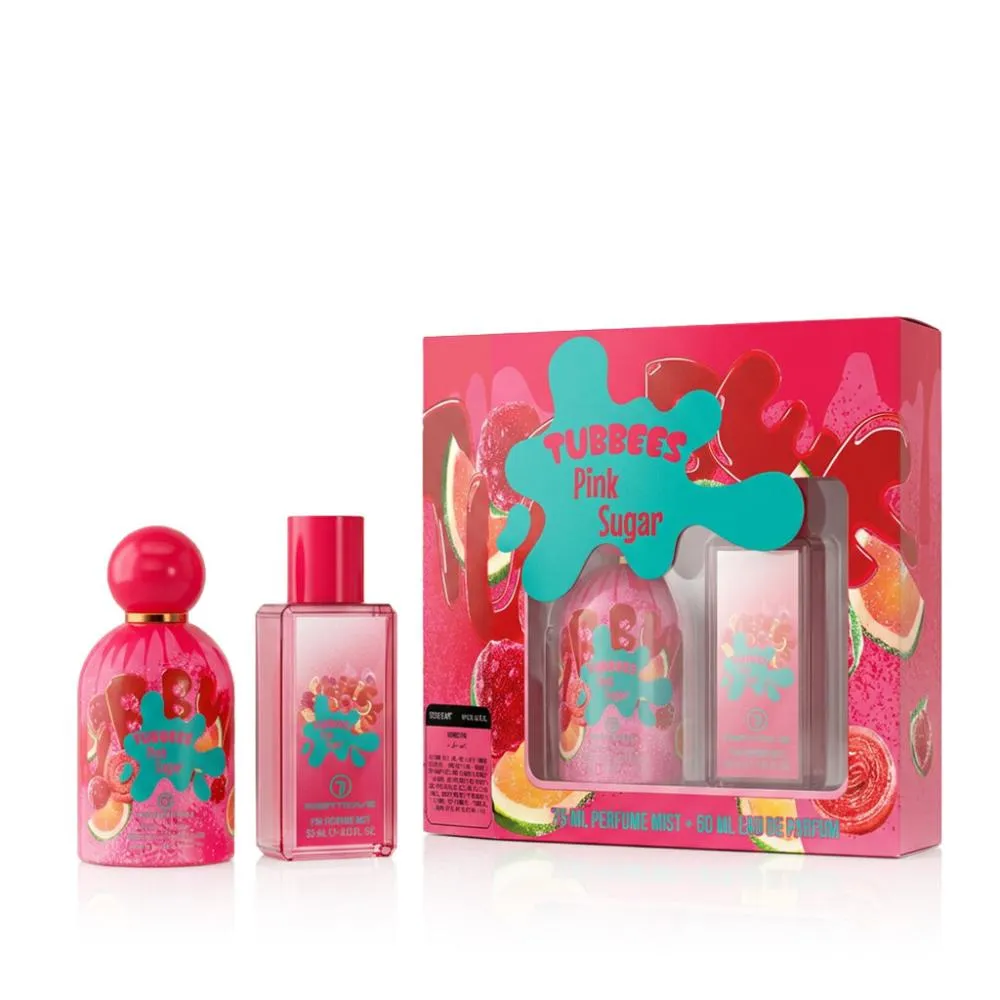 Tubbees Pink Sugar Eau de Parfum 50 ml + bodyspray unisex 75 ml