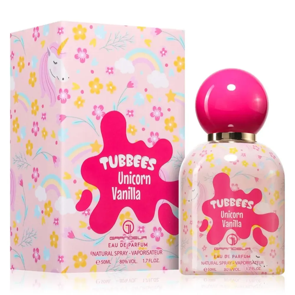 Tubbees Unicorn Vanilla eau de parfum voor dames 50 ml + bodyspray 75 ml