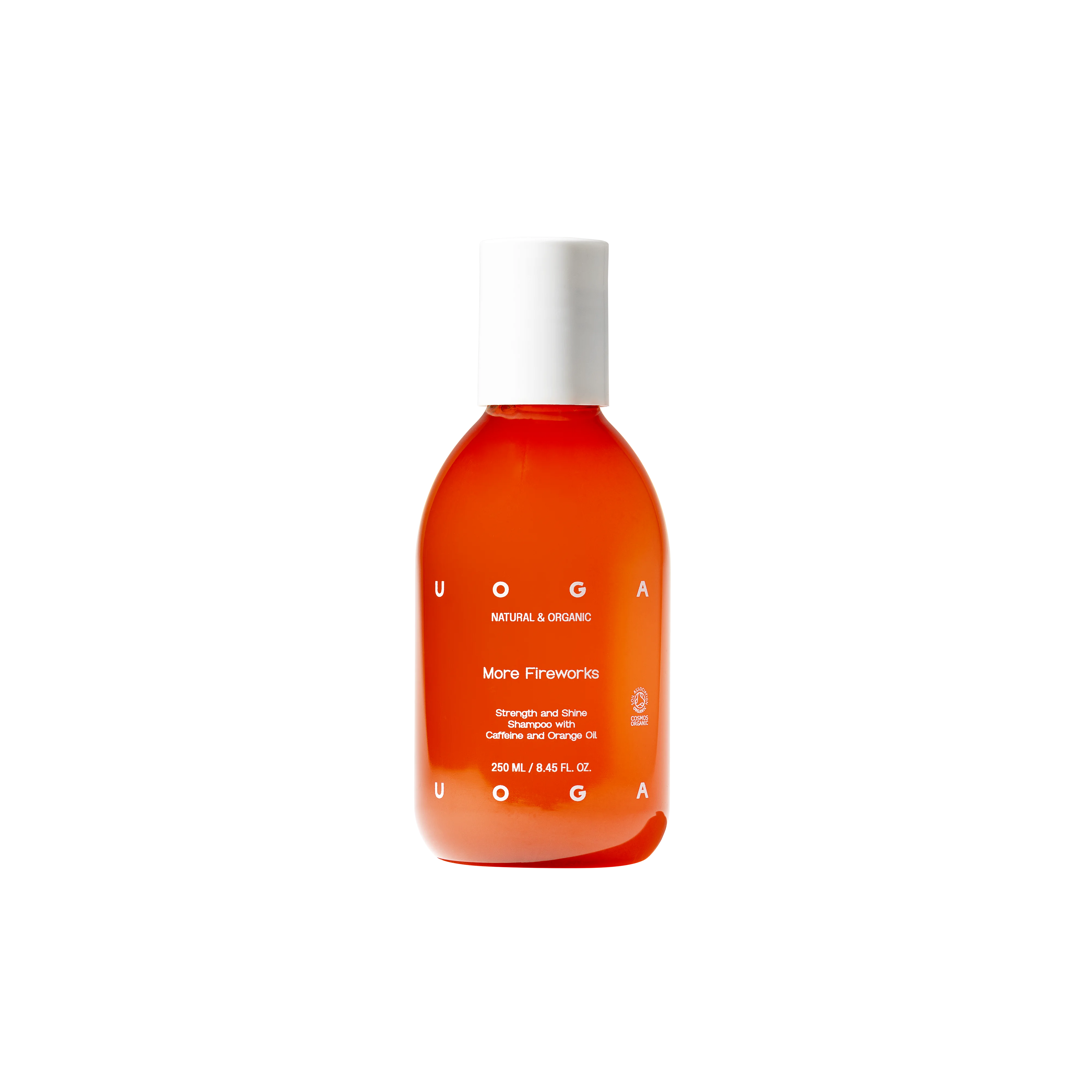 Uoga Uoga Shampoo voor versterking en glans van het haar More Fireworks BIO (250 ml) - met de geur van sinaasappels