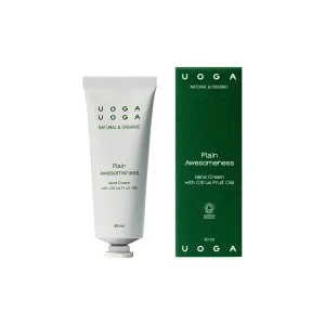 Uoga Uoga Hydraterende handcrème Plain Awesomeness BIO (40 ml) - met een frisse citrusgeur