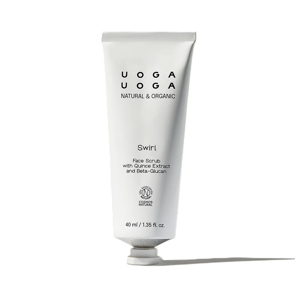 Uoga Uoga Zachte gezichtspeeling met kweepeerextract Swirl (40 ml) - ook geschikt voor de gevoelige huid