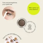 Uoga Uoga Crèmige wenkbrauwpomade (2,5 ml) 797 Pebbles & Salt - Blond - 3 tinten voor optisch vollere wenkbrauwen