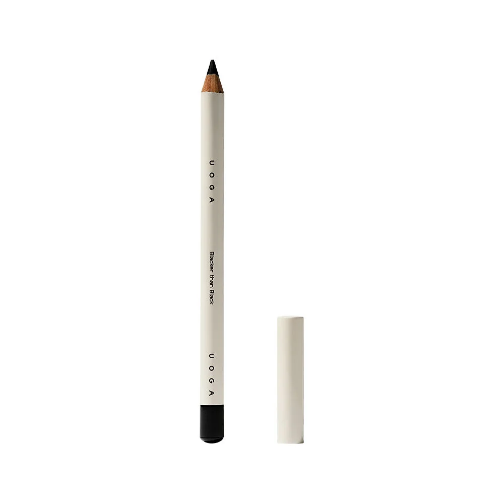 Uoga Uoga Zacht oogpotlood BIO 850 Blacker than Black - Zwart - 4 tinten voor elke look