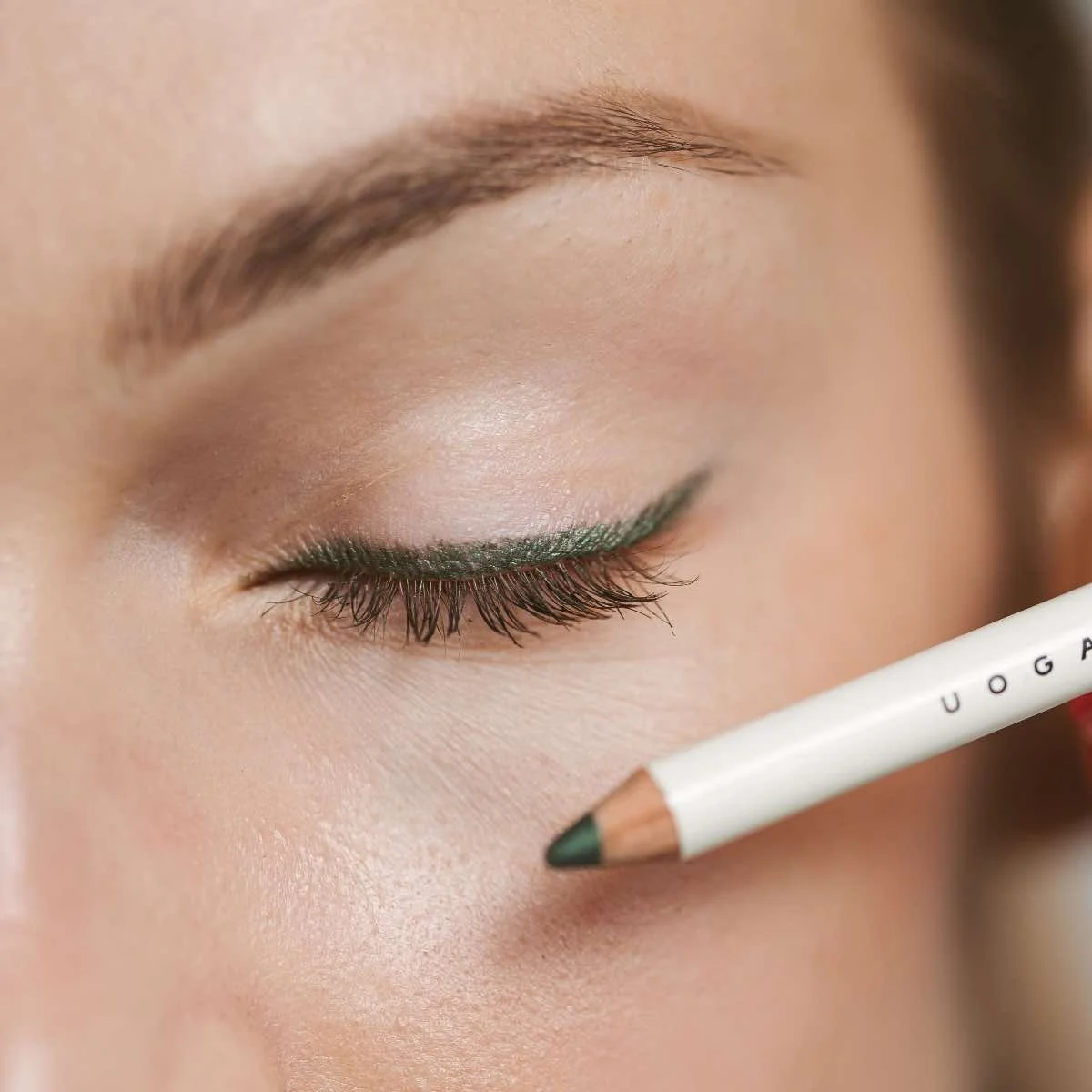 Uoga Uoga Zacht oogpotlood BIO 851 Melting Chocolate - Donkerbruin - 4 tinten voor elke look