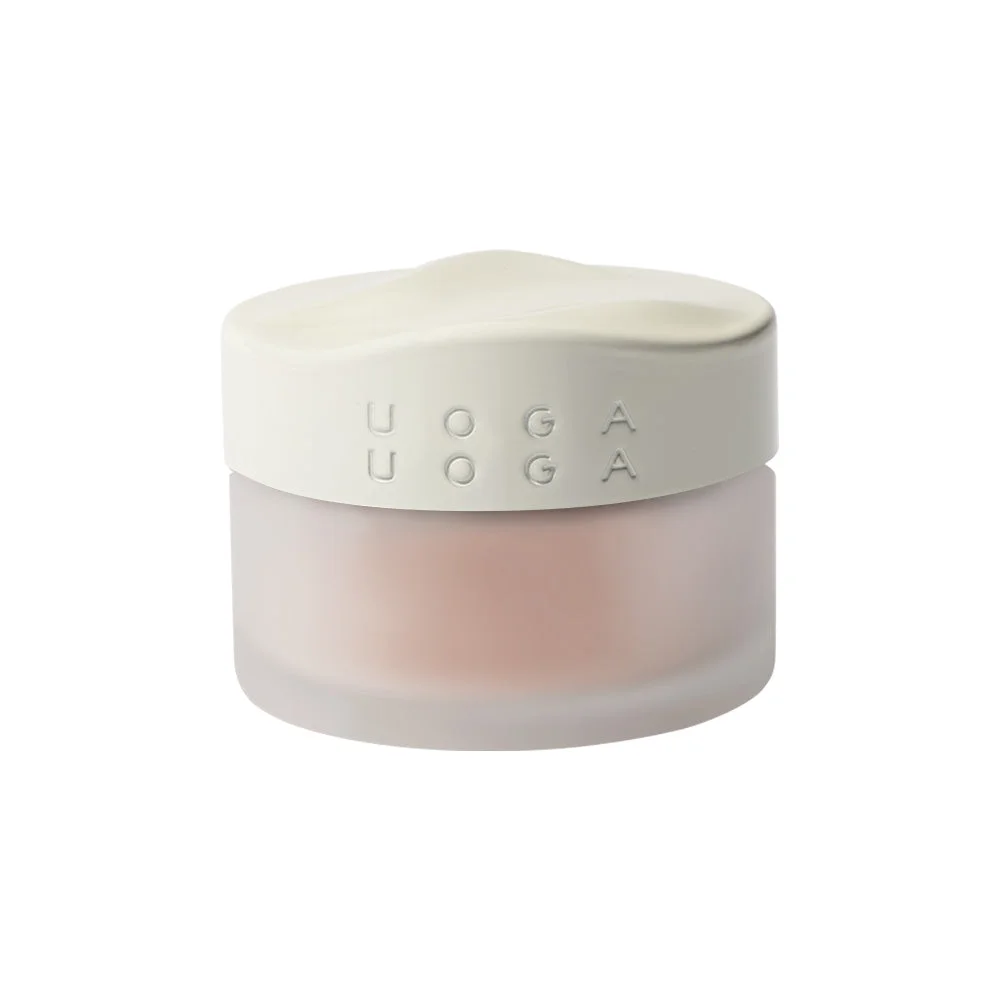 Uoga Uoga Minerale losse poederblush met barnsteen (5 g) 6435 Peachy - natuurlijk accent op de wangen in 3 tinten