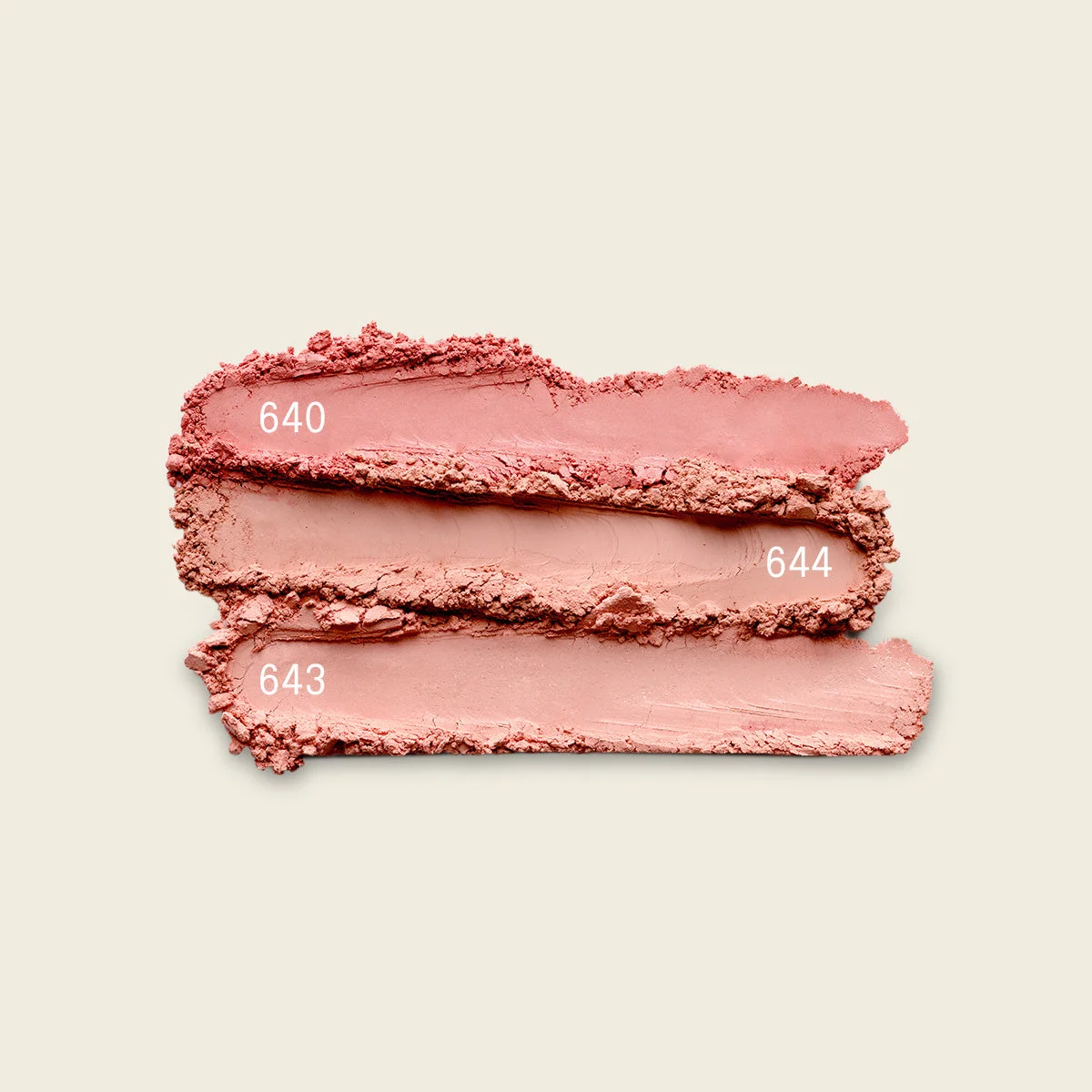 Uoga Uoga Minerale losse poederblush met barnsteen (5 g) 6435 Peachy - natuurlijk accent op de wangen in 3 tinten