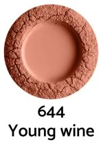 Uoga Uoga Minerale losse poederblush met barnsteen (5 g) 6445 Young Wine - natuurlijk accent voor de wangen in 3 tinten