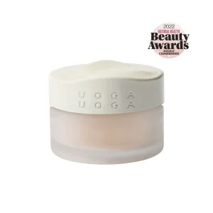 Uoga Uoga Minerale poedermake-up met barnsteen (10 g) 636 Strawberry and Snow - licht, natuurlijk, SPF 15