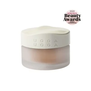 Uoga Uoga Minerale poedermake-up met barnsteen (10 g) 801 Walk in the Dunes - licht, natuurlijk, SPF 15