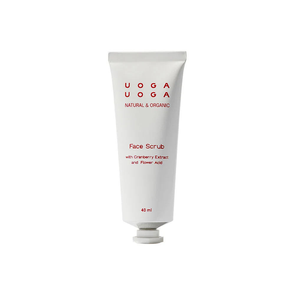 Uoga Uoga Regenererende gezichtspeeling met veenbessen (40 ml) - voor een gladdere en stralendere huid