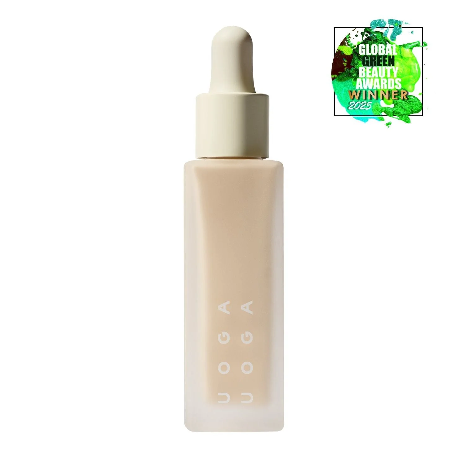 Uoga Uoga Vloeibare minerale foundation en serum SPF 20 BIO (30 ml) 684 Salty Air - hydrateert en beschermt de huid