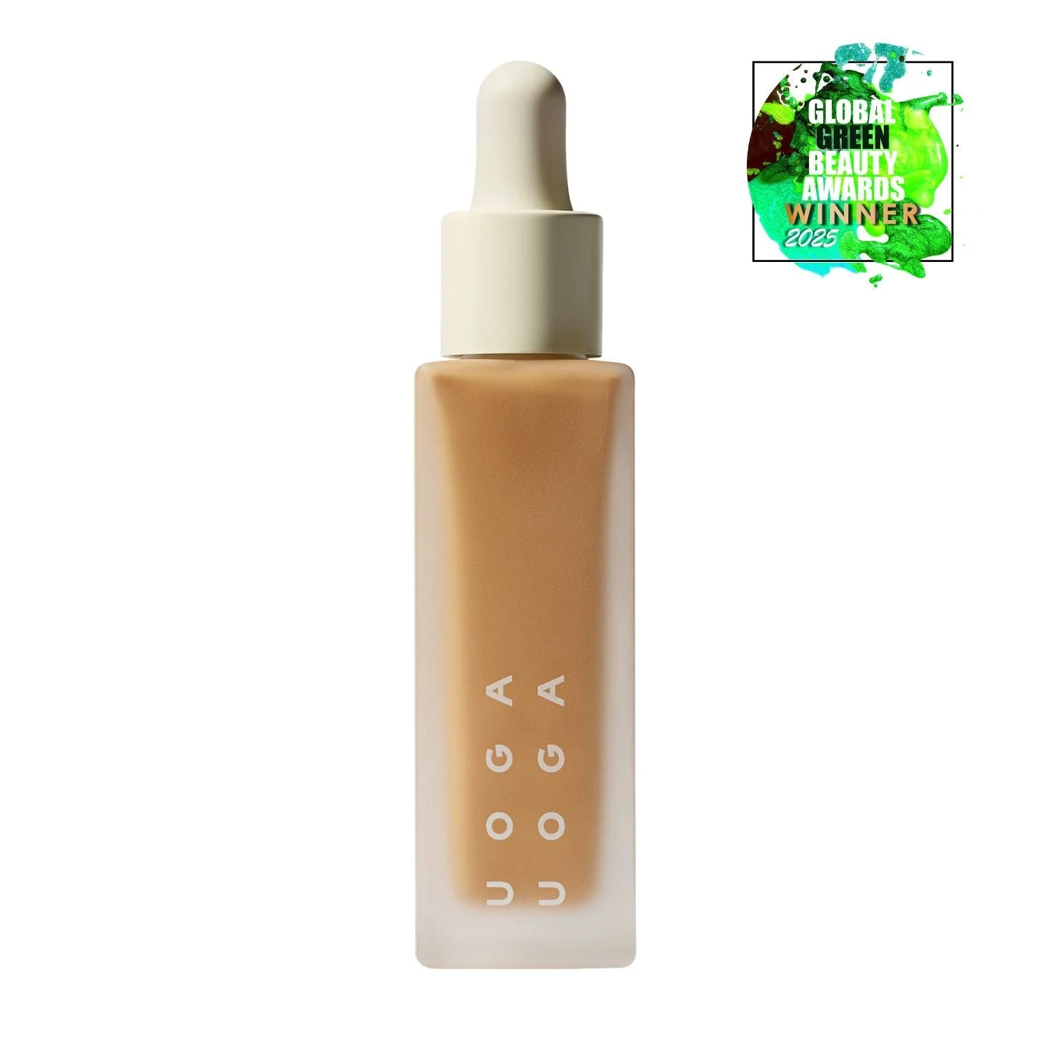 Uoga Uoga Vloeibare minerale foundation en serum SPF 20 BIO (30 ml) 686 Wind and Water - hydrateert en beschermt de huid
