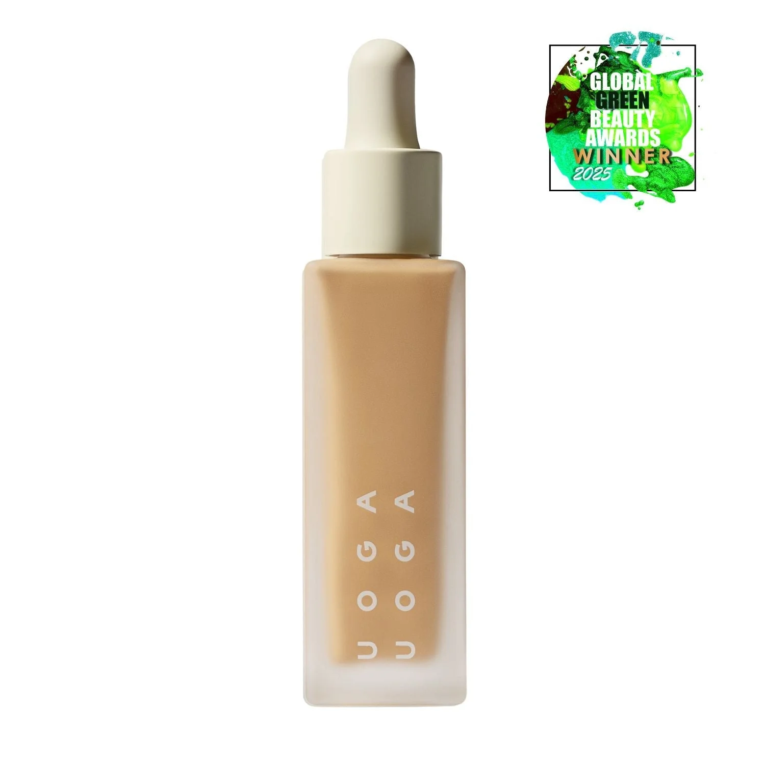 Uoga Uoga Vloeibare minerale foundation en serum SPF 20 BIO (30 ml) 690 Endless Horizon - hydrateert en beschermt de huid