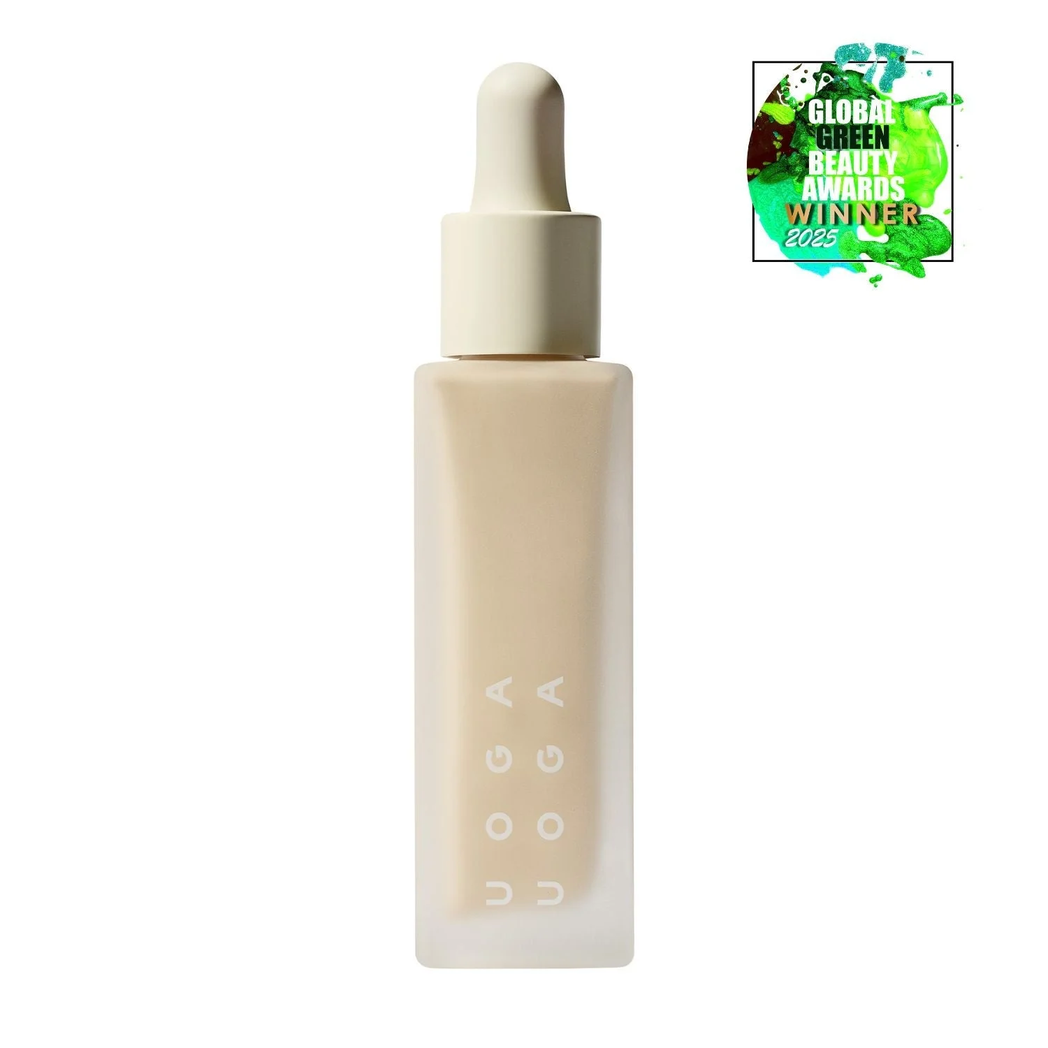 Uoga Uoga Vloeibare minerale foundation en serum SPF 20 BIO (30 ml) 690 Endless Horizon - hydrateert en beschermt de huid