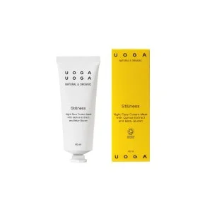 Uoga Uoga Voedend nachtmasker voor het gezicht Stillness BIO (40 ml) - met een intensief hydraterende werking