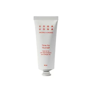 Uoga Uoga Voedende gezichtsscrub Time for Yourself met duindoorn (40 ml) - met zoete sinaasappelolie
