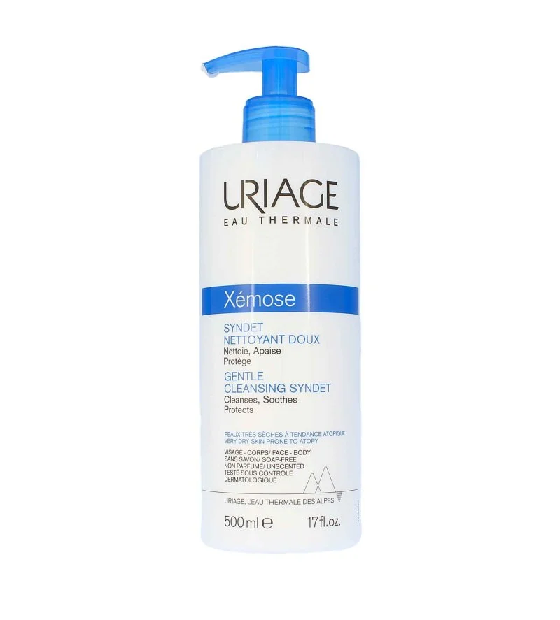 Xémose Gentle Cleansing Syndet milde reinigende gel-crème voor droge tot atopische huid 500 ml
