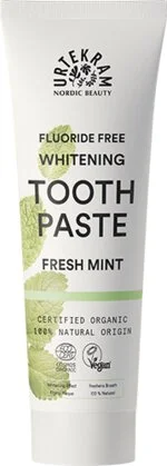 Urtekram Whitening tandpasta met BIO-munt (75 ml) - met een frisse muntsmaak