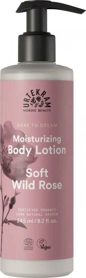 Urtekram Verzorgende bodylotion met biologische rozenbottelroos (245 ml)