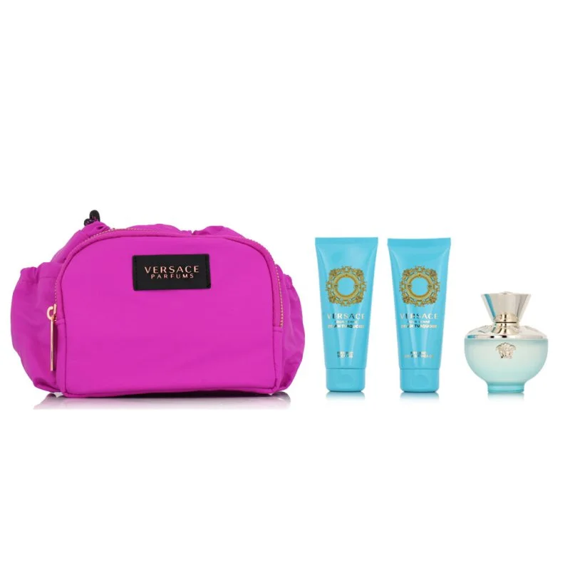 Pour Femme Dylan Turquoise + douchegel 100 ml + bodygel 100 ml + cosmetische tas eau de toilette voor dames